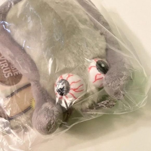 Giant Microbes Drew Oliver Plush Zombie Virus 6  Inch Stuffed Toys - Picture 7 of 8